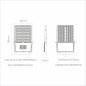 Preview: KRION 400W Flutlichtstrahler 80°x140° 4.000K/5.000K IK10 IP65 Schwarz