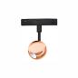 Preview: 48V  BORA MAGNET  LED Schienenstrahler /Kugelstrahler  Roségold  4,5W  48V  36°  2.700K  315Lm