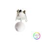 Preview: BORA FLORON  LED Einbau-Strahler /Kugelspot  WEISS  4,5W  240V  36°  2.700K  290Lm