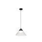 Preview: ARK  LED Einbau-Pendelleuchte /Hängelampe  SCHWARZ / TRANSPARENT  6W  3.000K