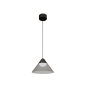 Preview: ARK  LED Anbau-Pendelleuchte /Hängelampe  SCHWARZ / GRAU  6W  3.000K