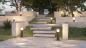 Preview: TURA 30 Stehleuchte 12W  IP65 950Lm/960Lm Aluminium 300mm Corten