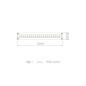 Preview: FINE-66 LED-STRIP 1m 840LED/m IP67 24VDC 20W/m 1050Lm/m RGB-W CRI90 12mm