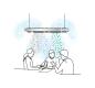 Mobile Preview: Systemleuchte “SHINE” LED-Leuchtensystem mit integrierter Luftentkeimung | Version 1m | Luftreiniger | Raumluftreiniger | Luftreinigungsgerät