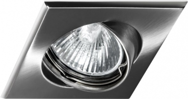 ECLIPSE  Einbaustrahler  schwenkar  45°  12V  Fassung GU5,3  Nickel satiniert