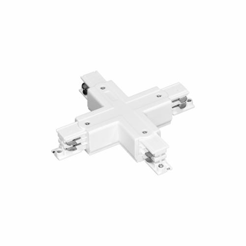 3-Phasen  X Verbinder für 3-Phasen-Stromschiene  WEISS