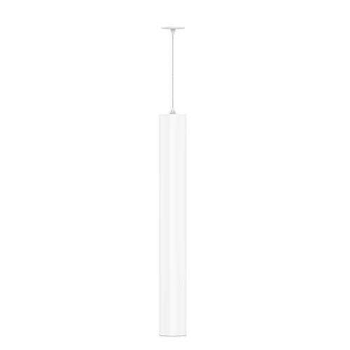 ATMOS 45  Pendelleuchte Tubus  10WCCT switch 2.700K/3.200K/4.000K  CRI80  inkl. Rosetten  WEISS