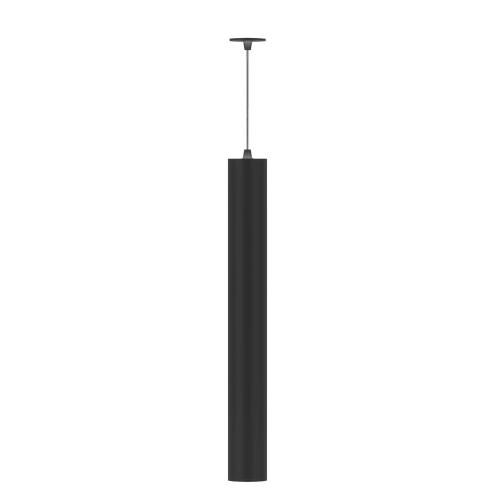ATMOS 45  Pendelleuchte Tubus  10WCCT switch 2.700K/3.200K/4.000K  CRI80  inkl. Rosetten  SCHWARZ