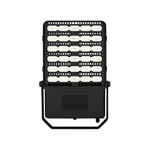 KRION 400W Flutlichtstrahler 80°x140° 4.000K/5.000K IK10 IP65 Schwarz