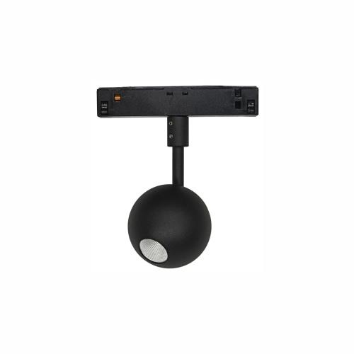 48V  BORA MAGNET  LED Schienenstrahler /Kugelstrahler  SCHWARZ  4,5W  48V  36°  2.700K  315Lm