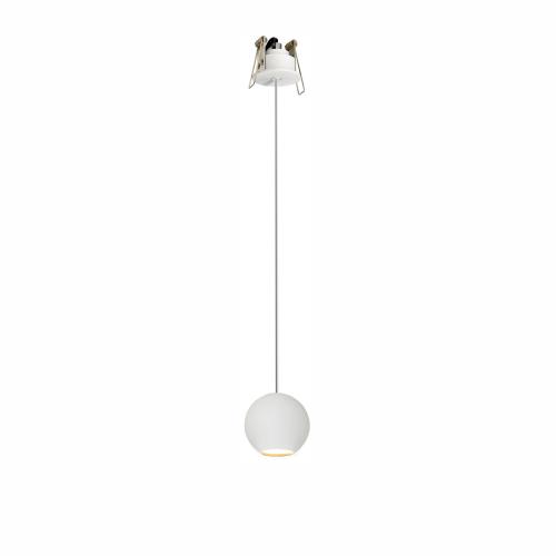 BORA FLORON  LED Einbau-Pendelleuchte /Hängelampe  WEISS  8,5W  240V  36°  2.700K  530Lm