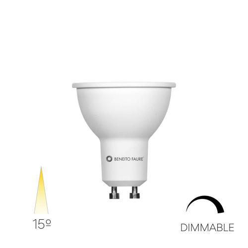 NARROW GU10 DIMMBAR  LED Spot  7W 15°