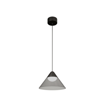ARK  LED Anbau-Pendelleuchte /Hängelampe  SCHWARZ / GRAU  6W  3.000K