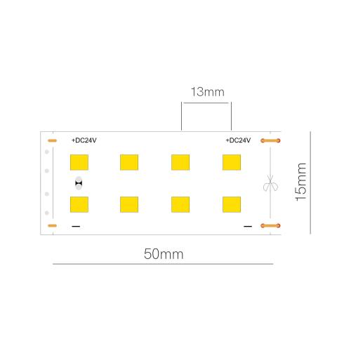 FINE-56 LED-STRIP 5m ROLLE 160LED/m IP20 24VDC 22W/m 155-170Lm/W  15mm