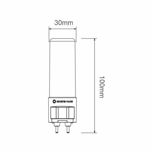 HQI G12 TUBULAR  10W  360°  Ersatzmöglichkeit HQI G12