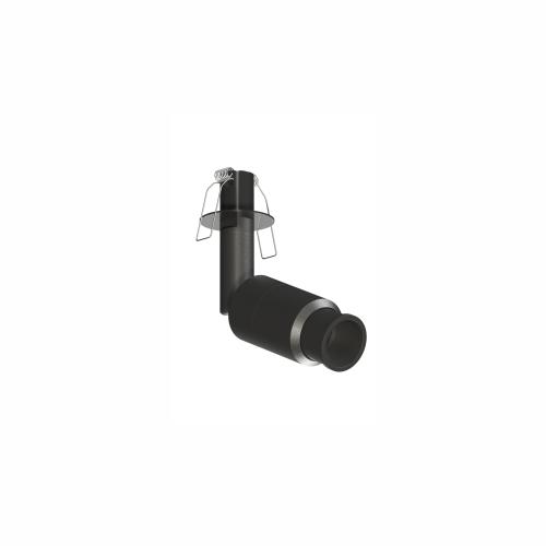 MICRO ZOOM Vitrinenleuchte mit kurzer Stange 2W 15°-36° SCHWARZ