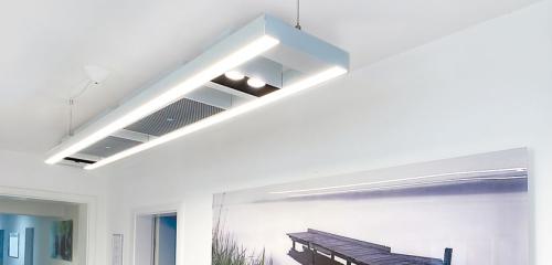 Systemleuchte “SHINE” LED-Leuchtensystem mit integrierter Luftentkeimung | Version 1m | Luftreiniger | Raumluftreiniger | Luftreinigungsgerät