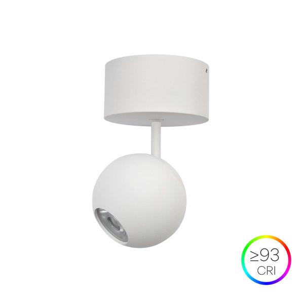 BORA FLORON  LED Anbau-Strahler  WEISS  4,5W  240V  36°  2.700K  290Lm