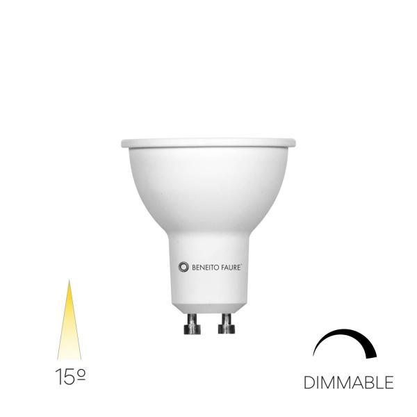 NARROW GU10 DIMMBAR  LED Spot  7W 15°