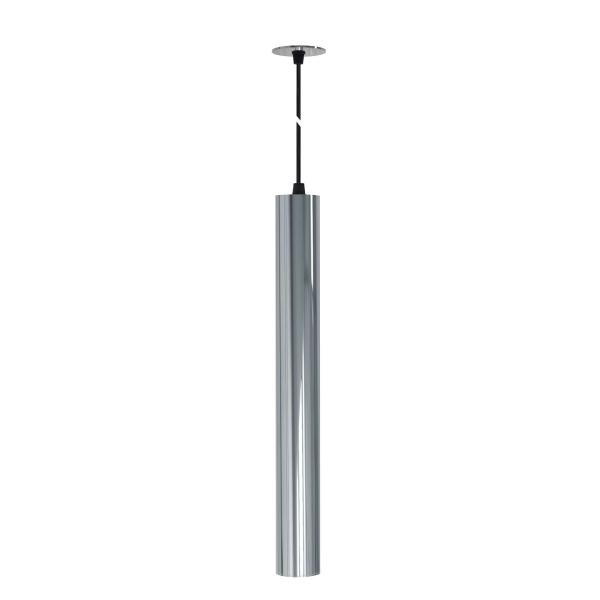 ATMOS 45  Pendelleuchte Tubus CHROM 10W CCT switch 2.700K/3.200K/4.000K  CRI>80 inkl. Rosetten