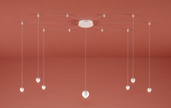 SPACE  BALDACHIN SIDE BASE  4 X BORA CONTROL  ON/OFF  WEISS