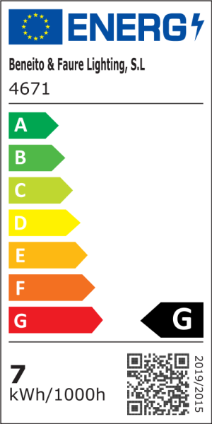 NARROW GU10 DIMMBAR  LED Spot  7W 15°