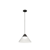 ARK  LED Einbau-Pendelleuchte /Hängelampe  SCHWARZ / TRANSPARENT  6W  2.700K